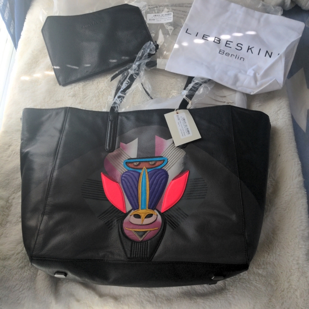 Liebeskind Uruma Macaque Large Shoulder Bag. Limited Edition- Rare NWT - Picture 5 of 6